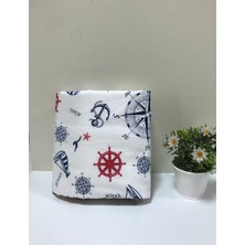 Asev Home Ütü Masası Kılıfı Büyük Boy Ipli Stoperli Keçeli Kılıfı Örtüsü Bezi 55x140cm Deniz