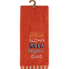 %100 Pamuk Ikili 40X66 cm Renkli & Nakışlı Koleksiyon Havlu Seti