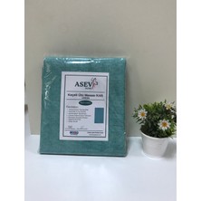 Asev Home Ipli Ayarlanabilir Stoperli 300GR/M2 Keçeli Büyük Boy Ütü Masası Kılıfı Örtüsü Bezi 55X140 cm Green