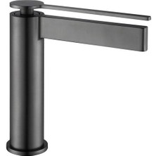 FJ-6017 Mat Füme Lavabo Bataryası