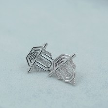 Ens Jewelry Silver Üçgen Küpe