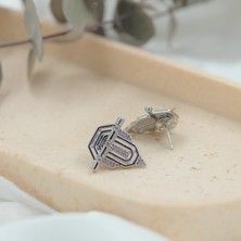 Ens Jewelry Silver Üçgen Küpe