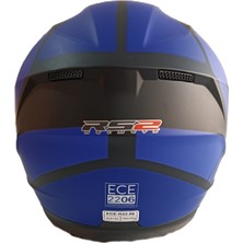 Rs2 Kask Çene Açılır Vizörlü Mavi-Siyah Rs2 Ece 2206 Belgeli Xl Beden