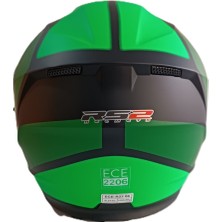 Rs2 Kask Çene Açılır Vizörlü Yeşil-Siyah Rs2 Ece 2206 Belgeli Xxl Beden