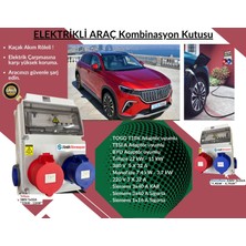 St-Şarj-T Trifaze Elektrikli Araç Kombinasyon Kutusu; Togg T10X, Hyundai, Tesla Blue ve Byd Adaptöre Uyumlu