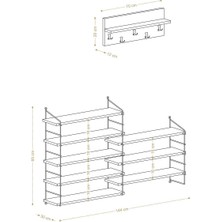 DECORMET DECORMET Bıena Ayakkabılık Dec0020