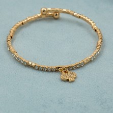 Ens Jewelry Çelik Gold Esnek Kelepçe