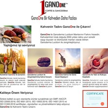 2 Kutu Ganoone Hazelnut, Ganoderma Reishi Mantarı Özütlü Kahve Karışımı - (40 Poşet x 21g)