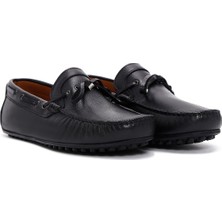 Derimod Erkek Siyah Deri Casual Loafer 25SFD7548FT