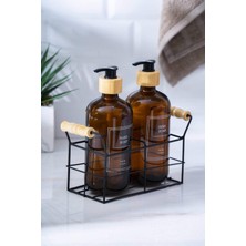 Acar Louvre Metal Standlı 2'li Sıvı Sabunluk - 500 ml