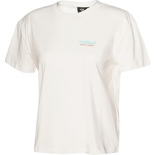 Hummel Boel Kadın Beyaz Yuvarlak Yaka Tişört