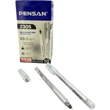 Pensan 2305 Iğne Uçlu 0.5 mm Üçgen Gövde Siyah 50'li ( 1 Paket )