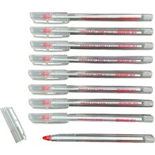 Pensan 2305 Iğne Uçlu 0.5 mm Üçgen Gövde  Kırmızı  - 10 Adet