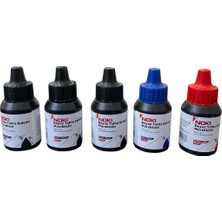 Noki Beyaz Tahta Kalemi Mürekkebi 30 ml  3 Siyah & 1 Mavi & 1 Kırmızı