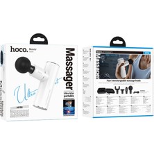 Hoco HP50 Sessiz Pratik Kullanımlı Profosyonel Mini Kablosuz 30 Watt Masaj Aleti Beyaz