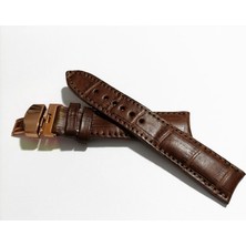 Fado &hertür Saate &uygun  Kelebek  Toka  24 Mm  Kahve Kordon   (194)  Rose Toka