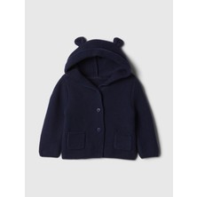 Gap Bebek Lacivert Brannan Bear Kulak Aplikeli Hırka
