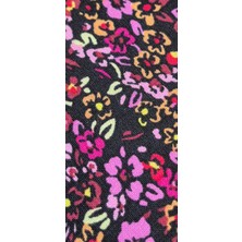 Klinkshop Ithal Çıtır Çiçekli Telalı Poplin Kumaş - 140X130 cm