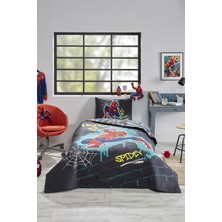 Özdilek Spiderman Street Tek Kişilik Disney Lisanslı Lastikli Fitted Çarşaf Kapitone Çocuk Nevresim Takımı
