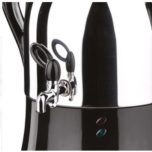 50 Bardaklık Paslanmaz Çelik Semaver (1.1l+3l): Çay Keyfiniz Hiç Bitmesin!