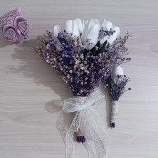 Gelin Çiçeği ve Damat Yaka Çiçeği-Masal Eva Çiçekçilik