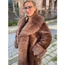 Madame Lucid Geniş Kalıp Yumuşak Dokulu Ithal Kürk