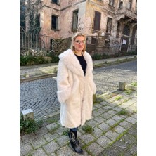 Madame Lucid Geniş Kalıp Yumuşak Dokulu Ithal Kürk