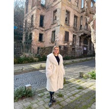 Madame Lucid Geniş Kalıp Yumuşak Dokulu Ithal Kürk