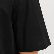 Jack & Jones  Bryan Corp Logo O Neck Erkek Siyah Yuvarlak Yaka Tişört