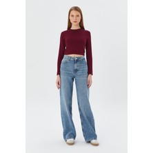 Shopping Shop Crop Body Bordo