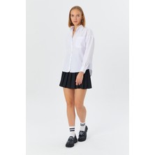 Shopping Shop Cepli Poplin Gömlek Beyaz