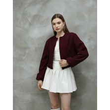 Arzu Has Butik Kaşe Bomber Ceket