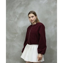 Arzu Has Butik Kaşe Bomber Ceket