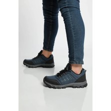 Unisex Lacivert Içi Kürklü Kaymaz Taban Trekking Bot