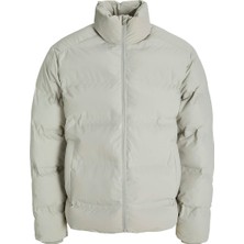 Jack&jones Soho Puffer Collar Erkek Gri Dik Yaka Mont