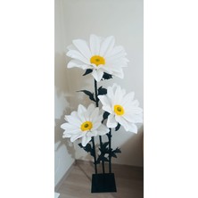 Masal Eva Çiçekçilik 3'lü Dev Papatya-Eva Çiçeği- 2 Metre Dev Papatya- Masal Eva Çiçekçilik