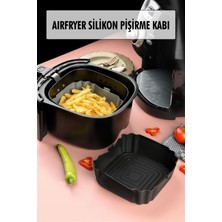 Depa Bütün Airfryer'lere Uyumlu Siyah Silikon Pişirme Kabı