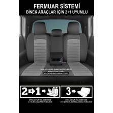 Volkswagen Golf  Uyumlu Mocha Serisi 5 Koltuk Tam Set Oto Koltuk Kılıfı Füme