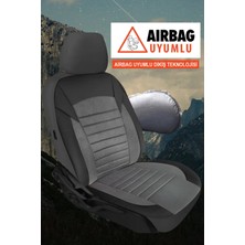Volkswagen Golf  Uyumlu Mocha Serisi 5 Koltuk Tam Set Oto Koltuk Kılıfı Füme