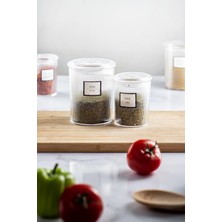 Depa 18'Li Barok Yuvarlak 3 Boy Kavanoz Seti & Saklama Kabı & Erzak Kabı (6*2000 Ml, 6*1000 Ml ,6*500 Ml)