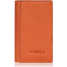 Cengiz Pakel  Erkek Kiremit  Deri Cüzdan ve Kartlık - 2305
