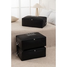 Rek Home 3 Adet Baskılı Büyük Boy Baza Altı Yastık Yorgan Kazak Hurcu 62 x 46 x 22