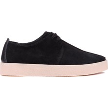 Shoetyle - Siyah Hakiki Süet Bağcıklı Erkek Günlük Ayakkabı 666-21