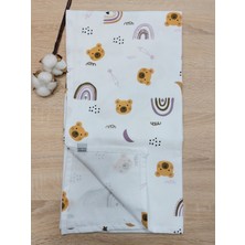 Mrvhome Teddy Pazen Bebek Battaniyesi, Kundak, Pamuk Flannel