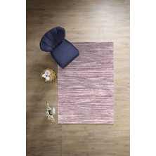 Napoli Home Dijital Baskılı Sade Düz Model Yıkanabilir Kaymaz Yolluk Mutfak Salon Halısı, Sade-60-Pembe,
