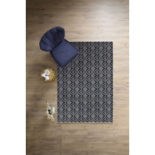 Napoli Home Dijital Baskılı Sade Dörtgen Model Yıkanabilir Kaymaz Yolluk Mutfak Salon Halısı, Sade-93-Gri,