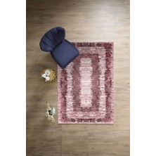 Napoli Home Dijital Sade Dikdörtgen Desenli Yıkanabilir Kaymaz Yolluk Mutfak Salon Halısı, Sade-63-Bordo,