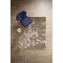 Napoli Home Dijital Baskılı Sade Kahverengi Model Yıkanabilir Kaymaz Yolluk Mutfak Salon Halısı, Sade-70-Kahve,