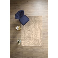 Napoli Home Dijital Baskılı Sade Geçişli Model Yıkanabilir Kaymaz Yolluk Mutfak Salon Halısı, Sade-74-Krem,