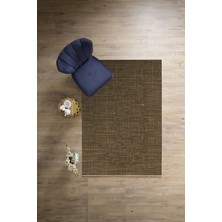Napoli Home Dijital Sade Dekoratif Modern Desen Yıkanabilir Kaymaz Yolluk Mutfak Salon Halısı, Sade-108-Vizon,